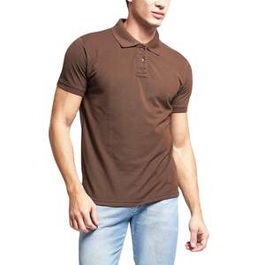 Polo para Hombre, Absorbente de Humedad, 100% Algodón, Transpirable, Cuello Solapa, Manga Corta, Informal, para Golf, con Logotipo, de Alta Calidad - Product Image 1