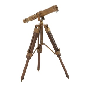 Ornement inspiré du télescope nautique pour les arrangements de décoration nautique, les vitrines marines et les intérieurs côtiers - Product Image 2