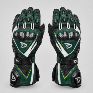 Gants de course moto professionnels en cuir pleine main pour le sport, avec protection des articulations en fibre de carbone, OEM ODM - Product Image 1