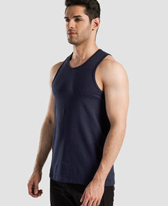 Camisetas sin Mangas Personalizadas para Hombre, Tejido de Alta Calidad en Spandex/Algodón, Ropa Deportiva Transpirable, Cómoda y de Secado Rápido - Product Image 2