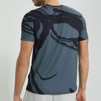 Camiseta de Forro Polar para Hombre Sublimada, Precio Bajo, Alta Calidad, Gran Venta, Cómoda, 100% Algodón, Corte Holgado, Secado Rápido, Transpirable