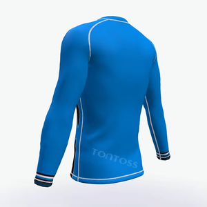 Rashguard personalizado sublimado para Jiu Jitsu MMA, Rashguard deportivo BJJ con mangas largas - Product Image 3