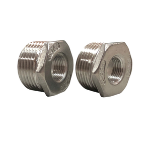 Bague hexagonale en acier inoxydable moulé sur mesure OEM/ODM avec logo personnalisé, raccords de tuyauterie de haute précision pour diverses industries, finition lisse - Product Image 6