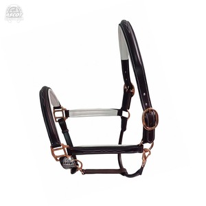 Harnais d'équitation en cuir véritable de qualité supérieure, harnais anglais rembourré, vente en gros - Product Image 6
