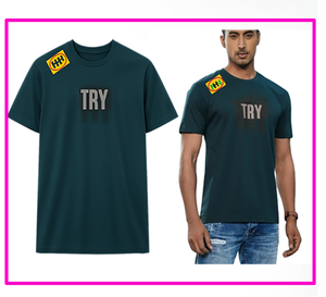 เสื้อยืดคอเต่าพิมพ์ลายโลโก้ที่กำหนดเอง พิมพ์ลายด้านหน้าด้วยผ้าไหม สำหรับผู้ชาย ผ้าฝ้าย 100% ซักแล้ว ให้ความรู้สึกวินเทจ เสื้อยืดแขนสั้นแบบทางการ - Product Image 3