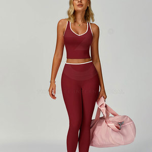 Conjunto de Yoga para Mujer, Transpirable, con Estampado Personalizado, Elástico, Ropa Deportiva para Yoga, Gimnasio, Entrenamiento y Uso Diario - Product Image 2