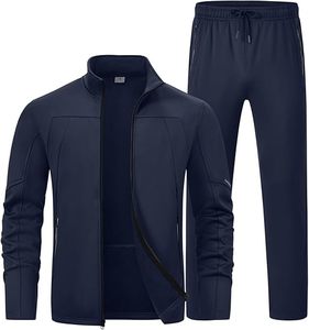 Conjunto Deportivo Ligero Informal para Hombre, Diseño 2 en 1, Poliéster/Algodón, Transpirable, para Otoño, para Correr, Hacer Ejercicio - Product Image 2