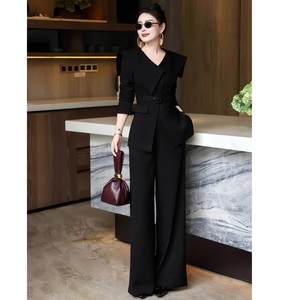 Material de Sarga Japonesa Premium, Corte Recto, Largo Superior de 60 cm, Silueta Elegante y Lujosa, Largo de Manga de 57 cm, Ropa de Oficina - Product Image 6