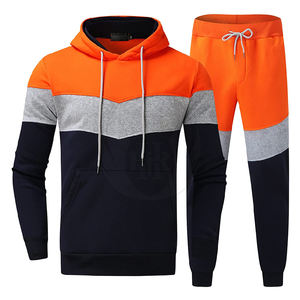 Conjunto Deportivo Personalizado OEM para Hombre, Sudadera con Capucha y Pantalones Deportivos de Forro Polar, 360GSM, Sensación de Algodón, Ropa Deportiva Informal - Product Image 1