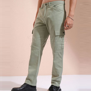 <b>Stretch</b> Lightweight Casual <b>Cargo</b> <b>Pant</b> with 100% Cotton Breathable Fabric for Easy Movement and Comfortable Daily Activities - Product Image 2