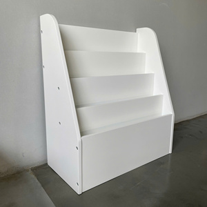 Estantería para Libros Infantil Personalizada de 4 Niveles, Estantería de Madera Natural para Niños Pequeños para el Aula, Personalización Según Solicitación del Cliente - Product Image 2