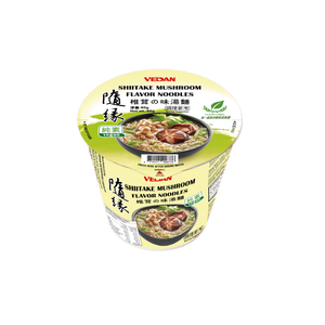 Soupe de nouilles instantanées (en gobelet) au goût de champignons shiitake VEGGIE CHOICE - Product Image 2