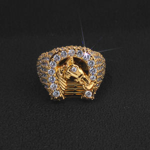 Bague Chevalière Tête de Cheval en Argent 925 avec Diamant Certifié de Laboratoire – Bague de Luxe Équestre pour Homme – Cadeau Audacieux et de Prestige pour Homme - Product Image 6