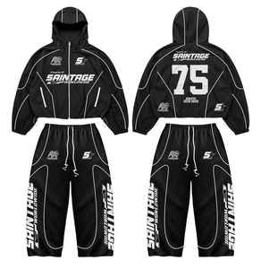 Chaqueta de Invierno Personalizada, Resistente al Agua y al Viento, con Ribete Reflectante, Estilo Jogger, Corte Holgado, Ajustable en el Bajo, de Poliéster Satinado - Product Image 2