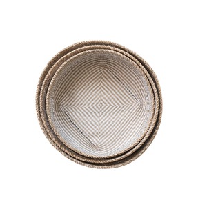 Set Of 3 HandWoven Seagrass And Rattan <b>Baskets</b> With Pattern Handmade <b>Storage</b> <b>Basket</b> Wholesale eco-friendly Made in Vietnam - Product Image 4