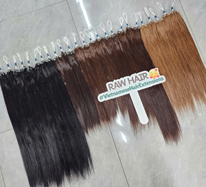 ผมต่อ GUGU HAIR H6 เกรดเวอร์จิ้นเวียดนาม แบบเส้นมองไม่เห็น จัดเรียงเกล็ดผม ไมโครลูป ปลายผมแบบดับเบิ้ลดรอน บาค์ นิน - Product Image 2