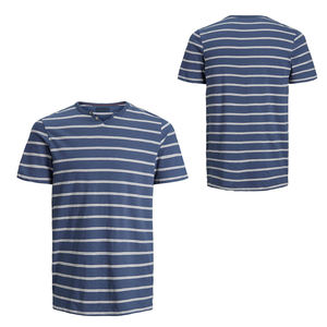 เสื้อยืดผู้ชาย OEM ผ้าฝ้าย 100% สีดำล้วน คอกลม สกรีนโลโก้ตามสั่ง ราคาถูก เสื้อยืดผู้ชาย - Product Image 5