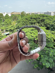 Customized Square Stainless Steel Mechanical <b>Watch</b> Sapphire Crystal Dial Moissanite Diamond Sporty Luxury Design for <b>Men</b>-Limited - Product Image 5