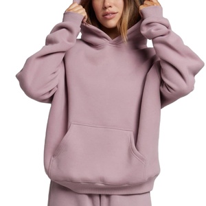 Sweat-shirts à capuche en molleton épais de qualité supérieure, unis, personnalisables avec logo, vente en gros, pulls d'hiver, fournisseur de vêtements de rue - Product Image 4