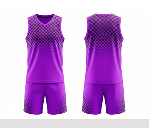 Ensemble d'uniformes de basketball OEM, sublimation intégrale, tissu haute performance, vêtements de sport d'équipe pour hommes, femmes et jeunes - Product Image 2