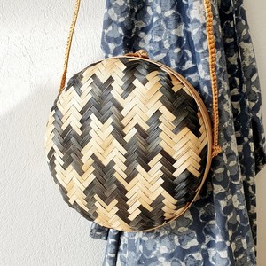 Cesta tejida de bambú, bolsa de regalo, bolsas de paja hechas a mano de lujo con colores personalizados y logotipo - Product Image 1