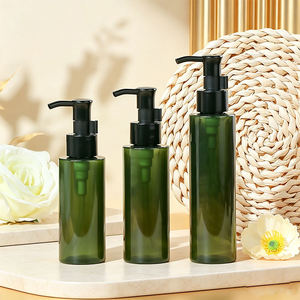 100/120/150ml Plastic <b>Bottles</b> Locking <b>Pump</b> -Suitable for Hair Oil, Lotion, and Cleansing Oil PET Plastic <b>Dispensing</b> <b>Bottle</b> - Product Image 4