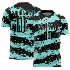 ชุดเสื้อและกางเกงฟุตบอลชายสำหรับฤดูหนาวแบบปรับแต่งได้เต็มที่ บริการ OEM ผลิตจากโพลีเอสเตอร์ 100% สวมใส่สบาย ระบายอากาศได้ดี ขนาดสำหรับผู้ใหญ่ ทรงสปอร์ต - Product Image 4