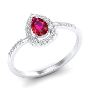 Bagues REYES en argent sterling 925 avec moissanite, design élégant, haute qualité, pour fiançailles et mariage, bagues halo pour femmes, bijoux tendance - Product Image 5