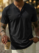 Summer Mens Fashion New Lightweight Breathable Stylish O-Neck Casual Blank Design Silk Screen Mens Leisure Sport <b>T</b>-<b>Shirt</b> - Product Image 4