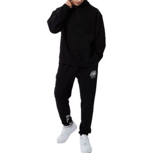 Ensemble de survêtement unisexe personnalisé avec logo, en coton tricoté et polaire technique, pour l'hiver, style premium, vente en gros - Product Image 5
