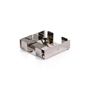 Elegante Servilletero Rectangular con Adorno de Colibrí y Forro de Tela Floral Estampada, Accesorio Decorativo para Mesa del Hogar - Product Image 2