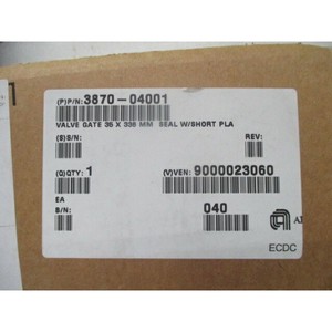 AMAT 3870-04001 Valve Gate 35 x 336 mm, <b>Seal</b> w - Trusted Global Legacy Semiconductor Equipment and Parts at - Product Image 1