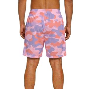 Pink Orange Camouflage <b>Men</b> Mesh <b>Shorts</b> Summer Style Breathable <b>Basketball</b> Training Printed Quick Dry Athletic <b>Shorts</b> - Product Image 2
