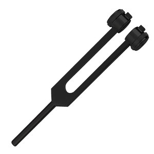 Diapasón Sensorial de Aleación de Aluminio de Grado Médico C256 con Activador, No Magnético, Instrumento de Terapia y Diagnóstico por Sonido, Negro - Product Image 1