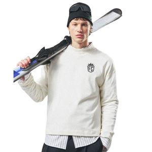 Camiseta de algodón de manga larga para hombre, corte holgado, con estampado en el pecho, cuello redondo, estilo casual para uso diario, estilo urbano, proveedor mayorista OEM - Product Image 5