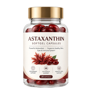 Cápsulas de Astaxantina en Gel Suave, 30 Unidades, Máxima Potencia, Mejora la Condición de la Piel y los Ojos, Apoya la Inmunidad - Product Image 1