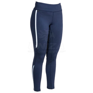 Leggings d'équitation respirants pour femmes, extensibles dans quatre directions, en Spandex/Polyester, avec assise intégrale pour l'entraînement équestre en écurie - Product Image 4