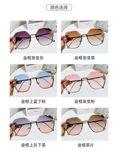 Lunettes de soleil carrées tendance 2025 de haute qualité, monture épaisse, style rétro classique, protection UV400, avec diamants, pour hommes et femmes - Product Image 6