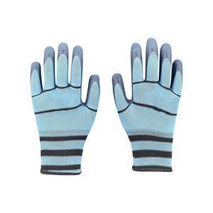 Gants de travail économiques en latex rouge avec doublure en coton tricoté, équipement de protection pour l'industrie, le jardinage et la construction - Product Image 6
