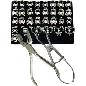 Kits de digues en caoutchouc manuels en acier inoxydable de haute qualité, instruments dentaires certifiés CE - Product Image 6