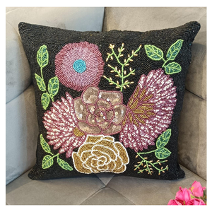 Premium Beaded Cushion Superior Quality Beaded Cushion Pillow <b>Cover</b> Perfect <b>For</b> <b>Sofa</b> Lounge Bedroom And Outdoor Home Comfort - Product Image 3