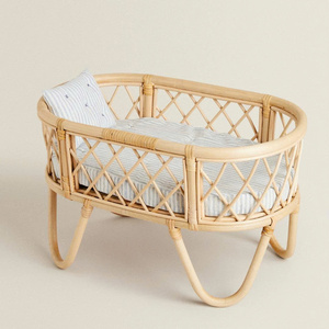 Cunas de Ratán para Bebés, Cuna de Bebé con el Mejor Diseño, Ropa de Cama para Cuna de Bebé en Material de Ratán - Product Image 2