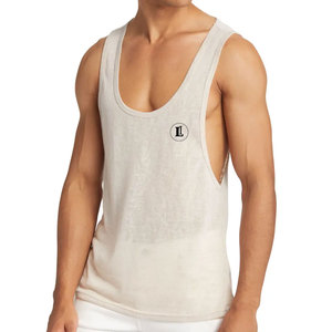 เสื้อกล้ามผู้ชายสีตามสั่ง คุณภาพสูง ระบายอากาศได้ดี ผลิตจากผ้าฝ้าย 100% บริการ OEM สินค้ามาใหม่ ผลิตในปากีสถาน - Product Image 1