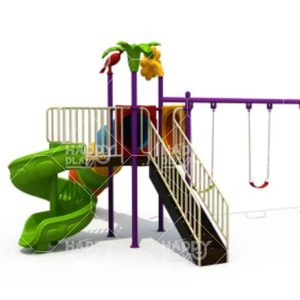 ระบบสนามเด็กเล่นกลางแจ้ง HP-OPC 004 ออกแบบมาเพื่อประสิทธิภาพสูง พร้อมสไลเดอร์สำหรับการเล่นกลางแจ้งอย่างต่อเนื่อง - Product Image 1
