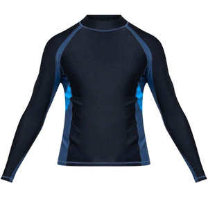 OEM Men's Premium Quality Rash Guard Sublimation Printed Polyester Front Gym Fitness Surfing Diving Compression Shirts - Product Image 4
