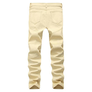Jeans de Hombre de Lujo 2026, Lavados, Rectos, Ecológicos, 100% Algodón, Ligeros, Cómodos, Transpirables, Denim Premium, OEM Personalizado - Product Image 3