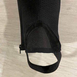Leather Horse Riding <b>Half</b> <b>Chaps</b> English Style Adjustable Zipper Jodhpur Breeches High Quality Durable Kanpur India Protection - Product Image 2