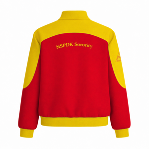 Chaqueta de Carreras de Sarga de Algodón NSPDK para Mujer, Chaqueta Universitaria de Béisbol y Deportes de Motor, Chaqueta de Carreras de Alta Velocidad para Motociclistas - Product Image 3