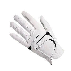 Gants de golf en peau de mouton durables et de haute qualité, personnalisables, pour gaucher, avec fermeture auto-agrippante, logo personnalisé, pour le golf. - Product Image 3