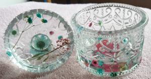 Boîte à bijoux décorative en résine artisanale de luxe, petite boîte à bijoux personnalisée en résine, boîte cadeau pour bijoux - Product Image 3